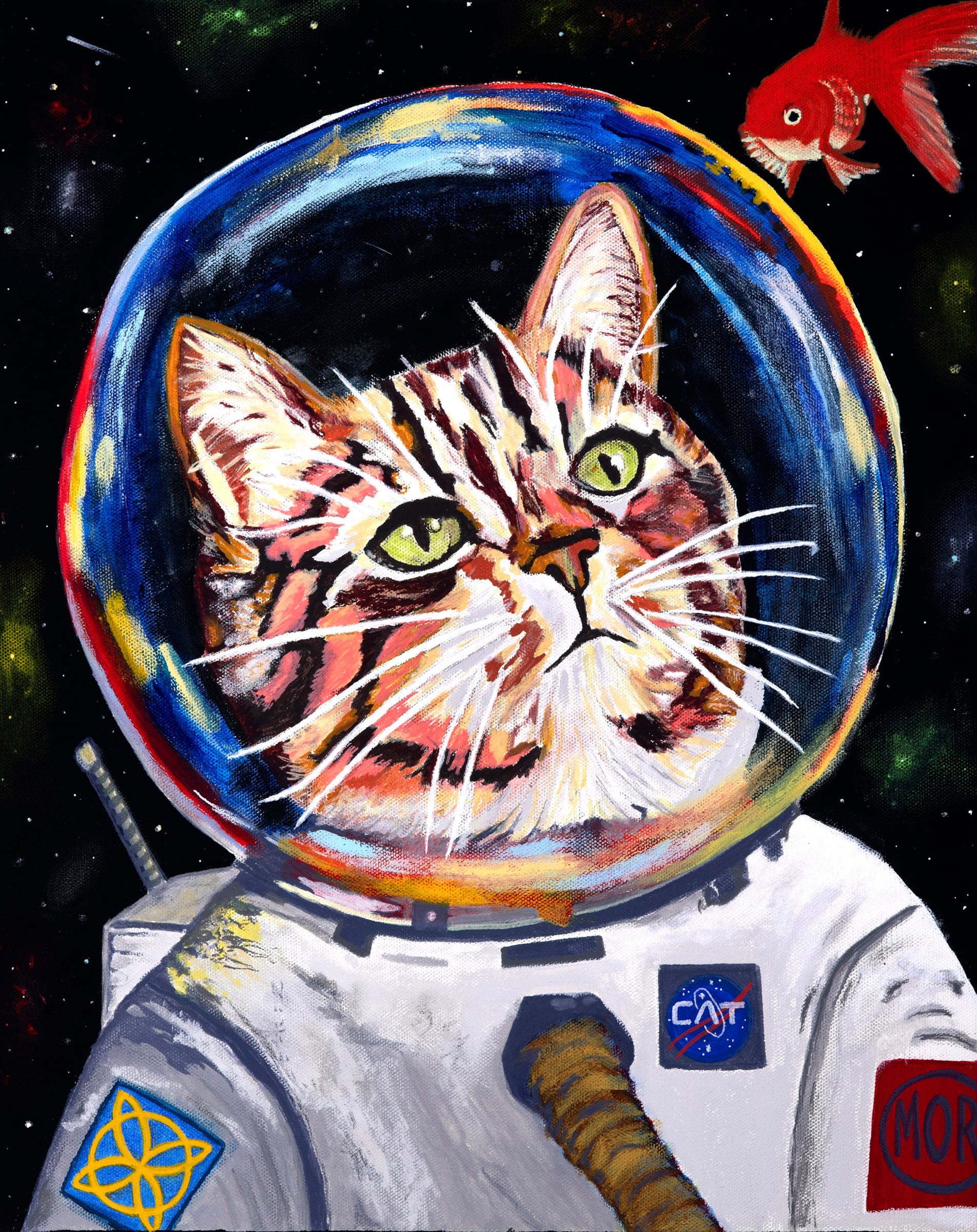 Space Cat (Art Print)